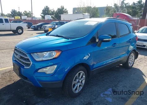 2018 Ford Ecosport Se z USA, uszkodzony, nr VIN MAJ3P1TE1JC249757